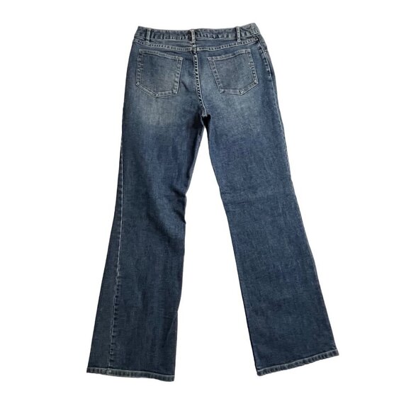 J Jill Straight Leg Jeans 5 Pocket Medium Wash Blue Size 8 - Picture 5 of 11